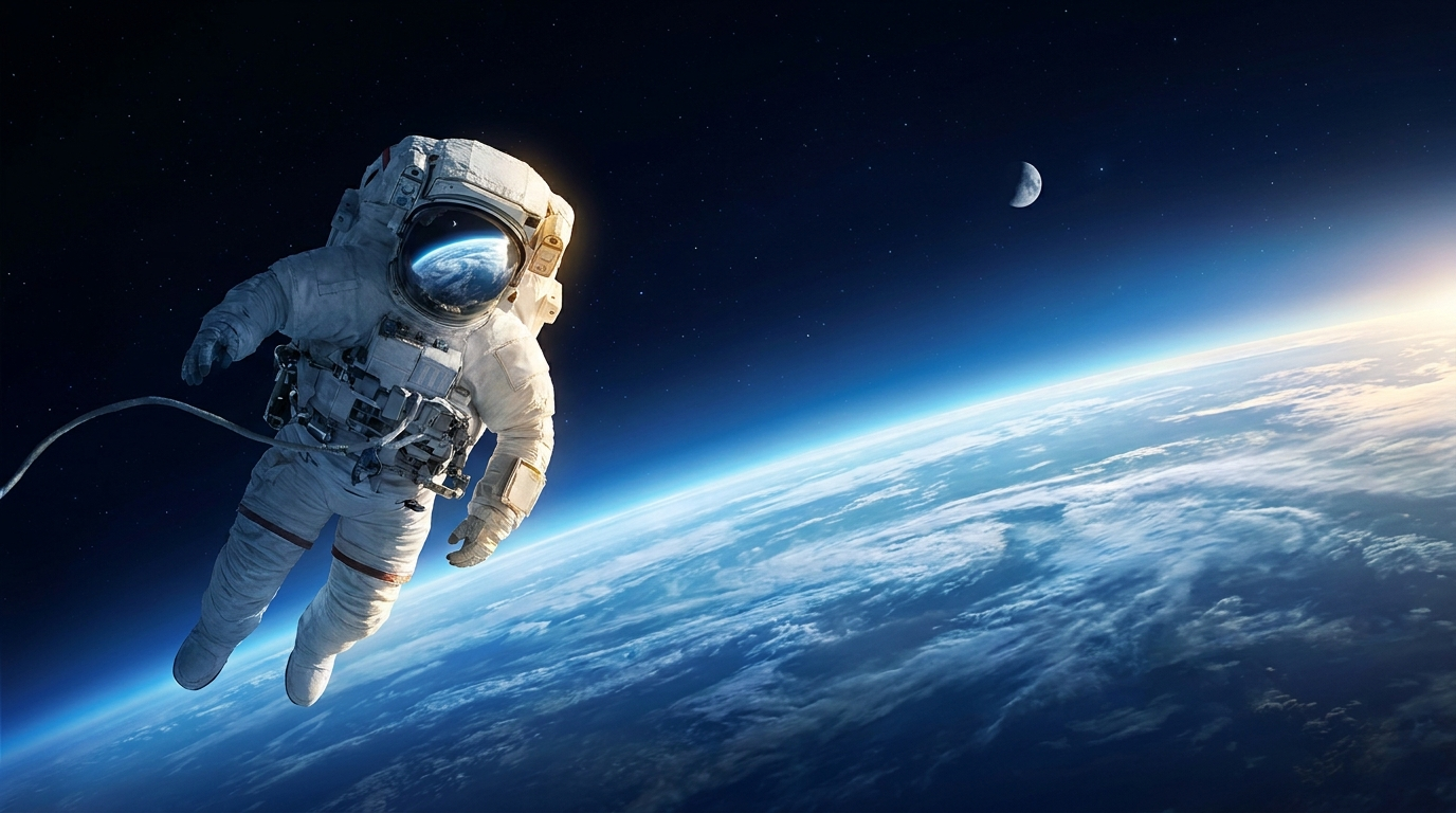 Astronaut in space